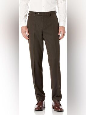 Louis Raphael Rosso Men's Dress Pants in Brown